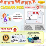 OKURMA/OKM-518S PORTABLE SEWING MACHINE
